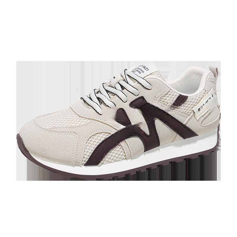 2026 new womens forrest gump shoes spring edition mesh breathable suitable for matching skirts soft sole comfortable sports shoes - view 6