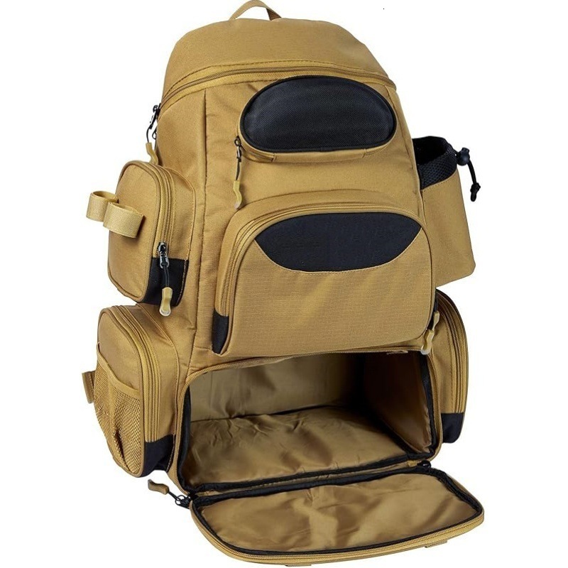 Fishing Gear Storage Backpack Waterproof High Performance Large Capacity Tactical Bag for Camping Hiking Travel 251030