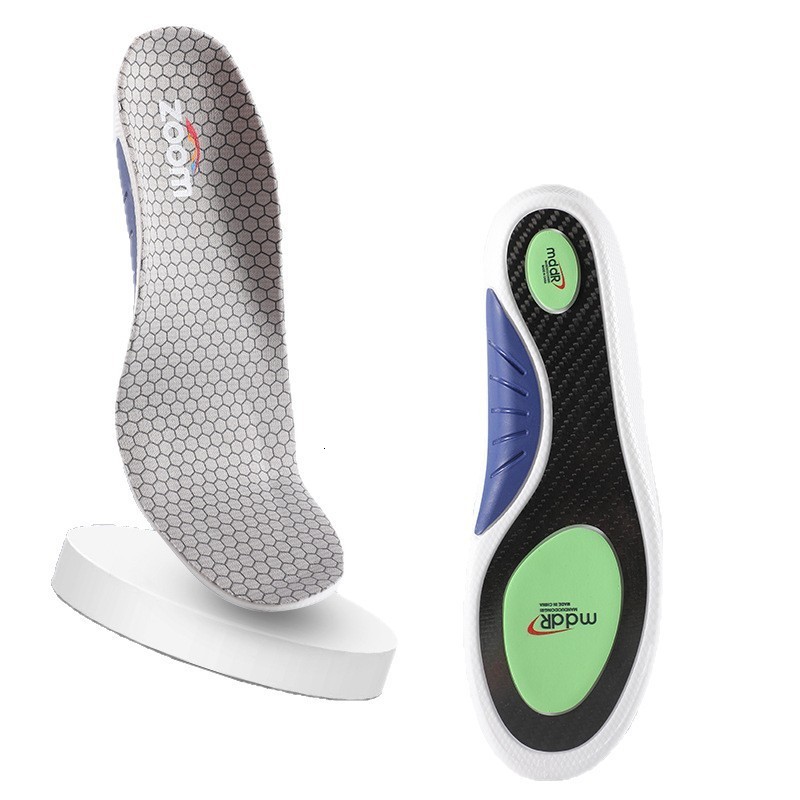 Carbon Fiber Shell Heel Insole Poron arch support Insoles Pain Relief Shock Absorption Shoes Pad 260106