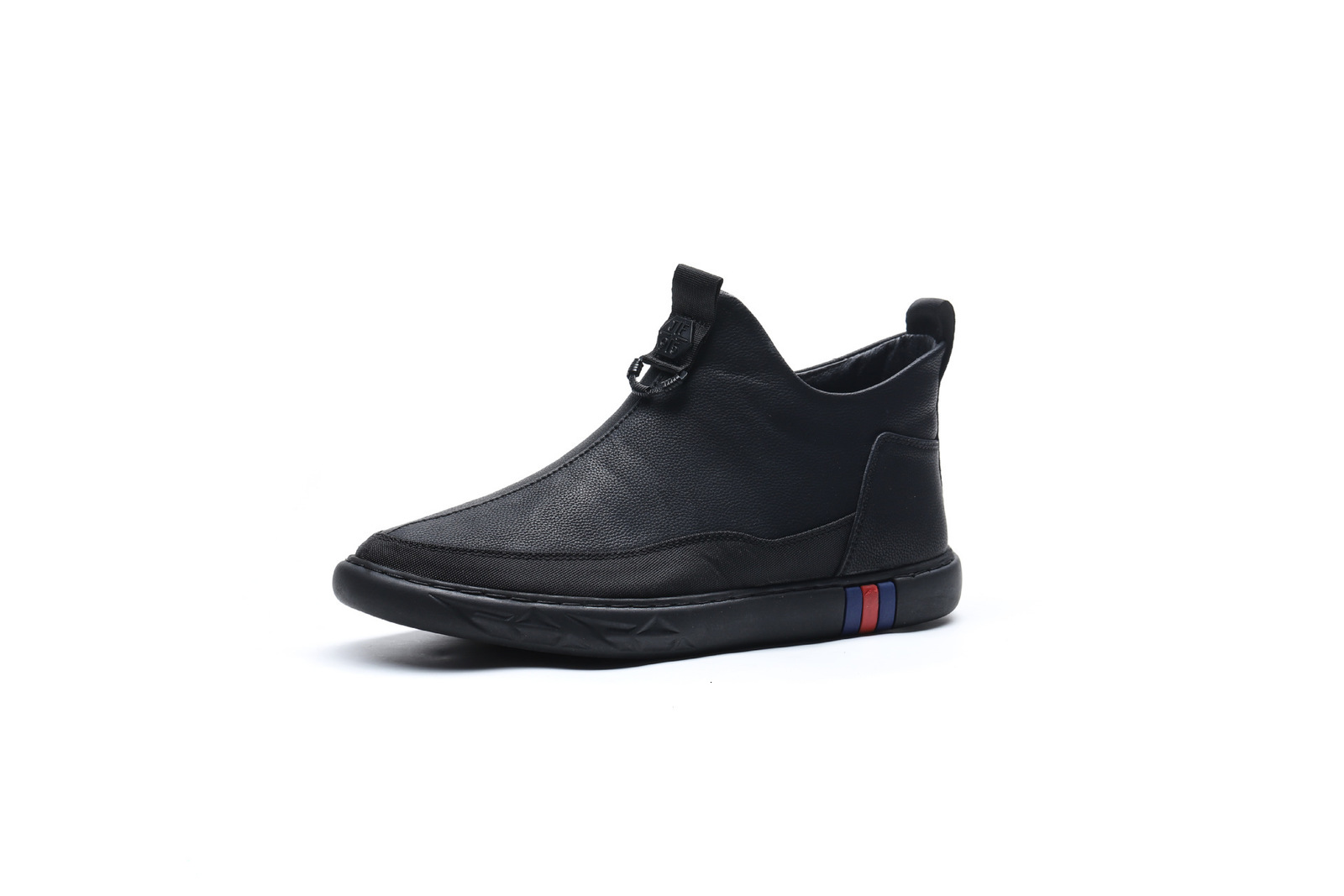 Mens Spring/Summer Casual Shoes Fashionable British Sport Red Anti Slip Versatile Leather Board Shoes 240914