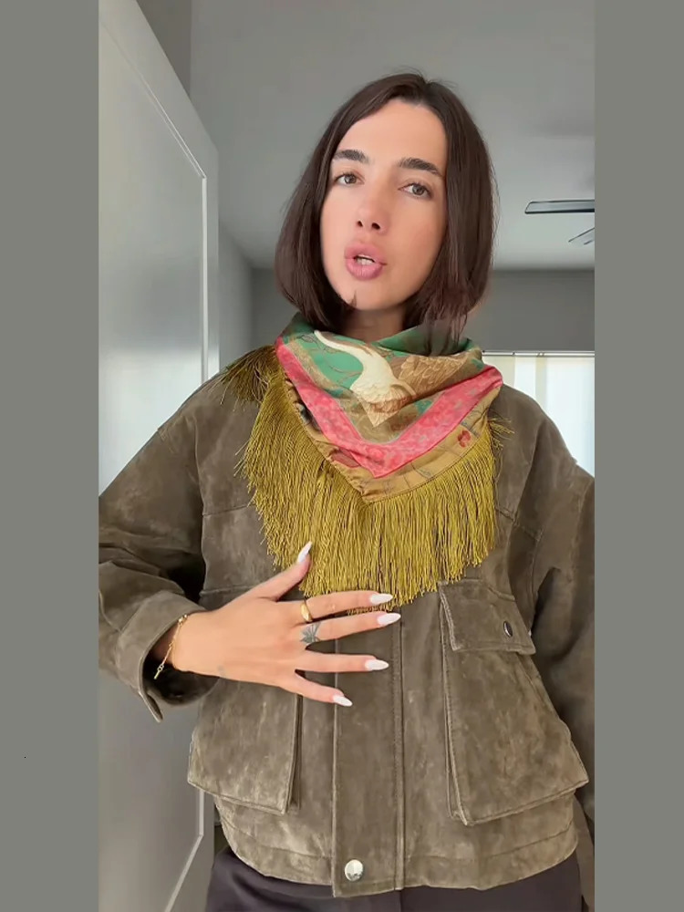 Sexy Tassel Print Scarf Women Holiday Lightweight All-match Shawl Square Scarves Daily Commute Fashion Female Accessories 260629 - view 4