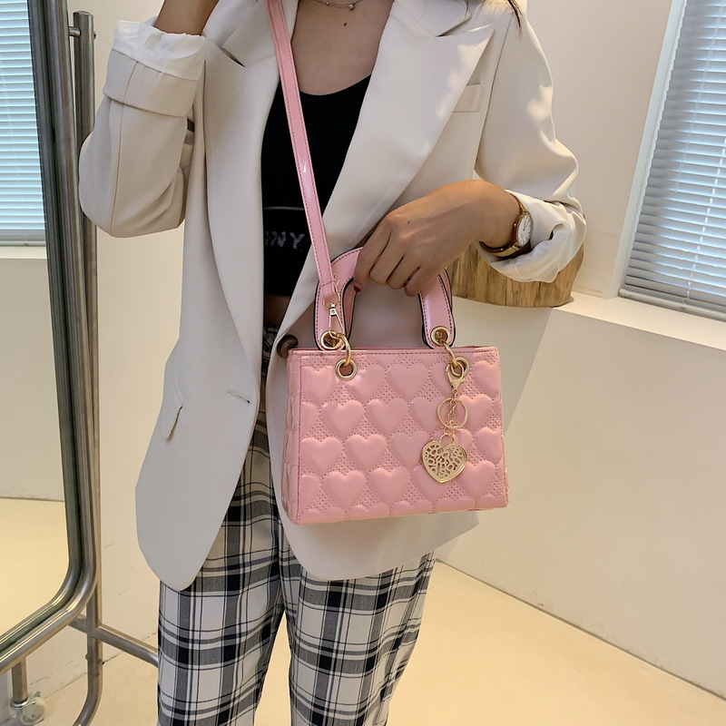 Handbag 2024 New Brand High Quality Hot Fashion Crossbody Shoulder Handle Bags Square Classic Women Bag Quiltedc250403