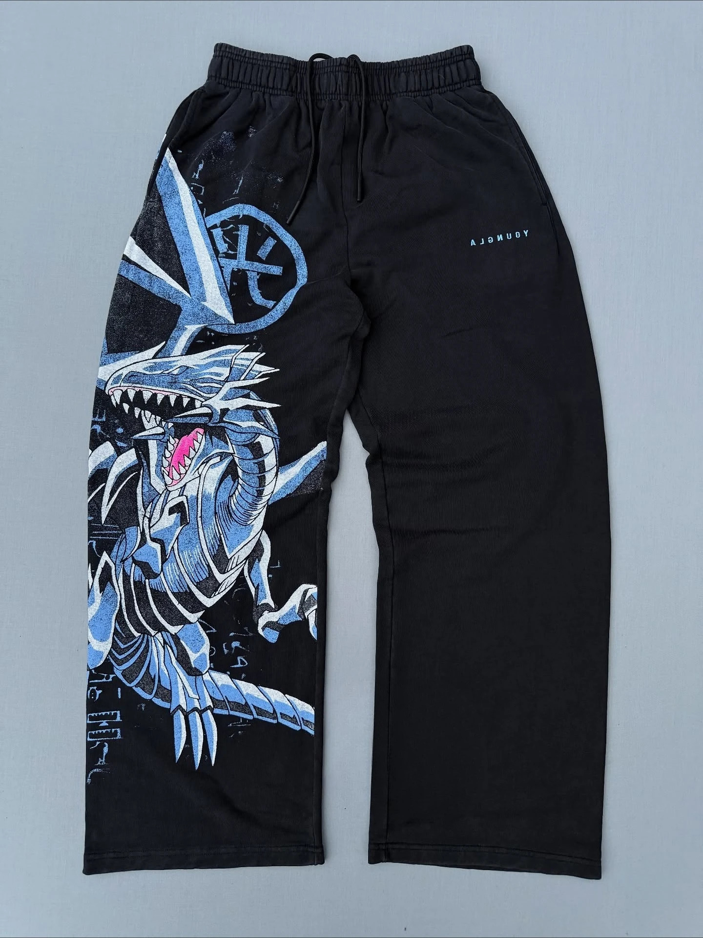 Vintage Anime Yugioh Y2k Pants Baggy Sweatpants Men Elastic Waist Sport Streetwear Joggings Casual Pants women Clothing 260630
