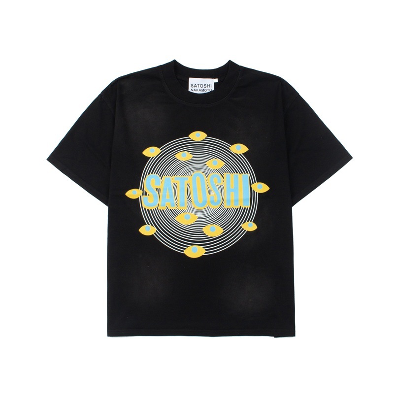 Men's T Shirts Fashion Trendy T-shirt Printed Men And Women Couple Short-sleeved American Ins Loose Top Trend
