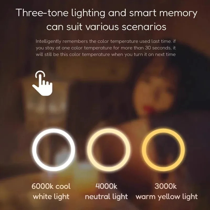 LED internet celebrity makeup mirror fill light mirror with light student dormitory desktop portable makeup mirror home makeup 260630 - view 5