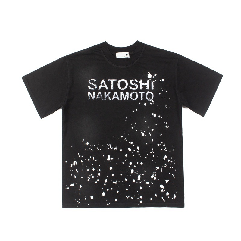 Men's T Shirts Fashion Trendy T-shirt Printed Men And Women Couple Short-sleeved American Ins Loose Top Trend