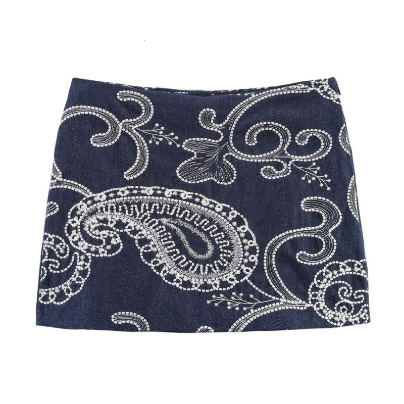 Womens 2026 Style French SkirtPants Embroidered Short TankTop 250616