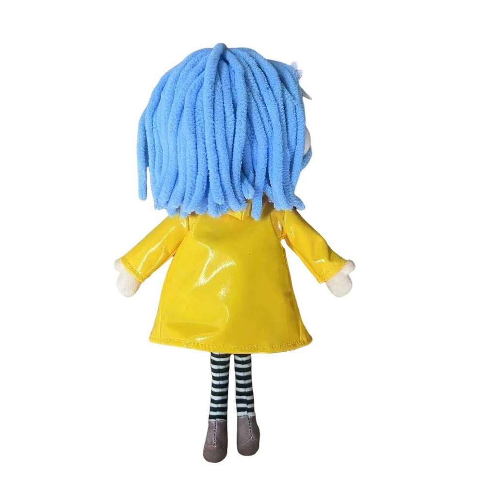 28cm Coraline Plush Stuff Cartoon Figure Kawaii Doll Soft Pillow Ugly Kids Cute Collectible Dolls Decoration Toys Birthday Gifts 26L0701