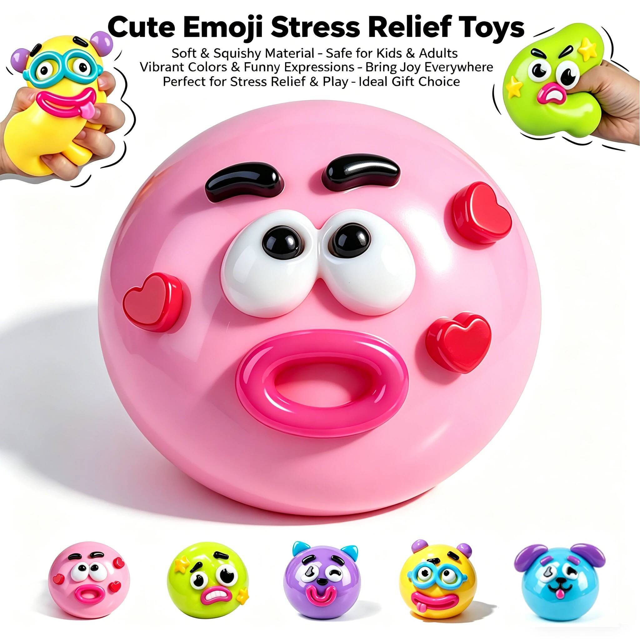 Smushers Dog Face Swap Slow Rising Squishy Sensory Squeeze Toy J260702 - view 5
