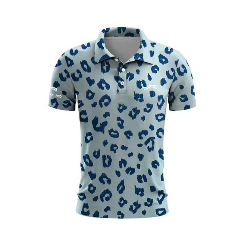 Designer 2026 New Men's Golf High-Performance Sports Polo Summer Short-Sleeve Racing Shirt Quick-Dry Breathable - view 4