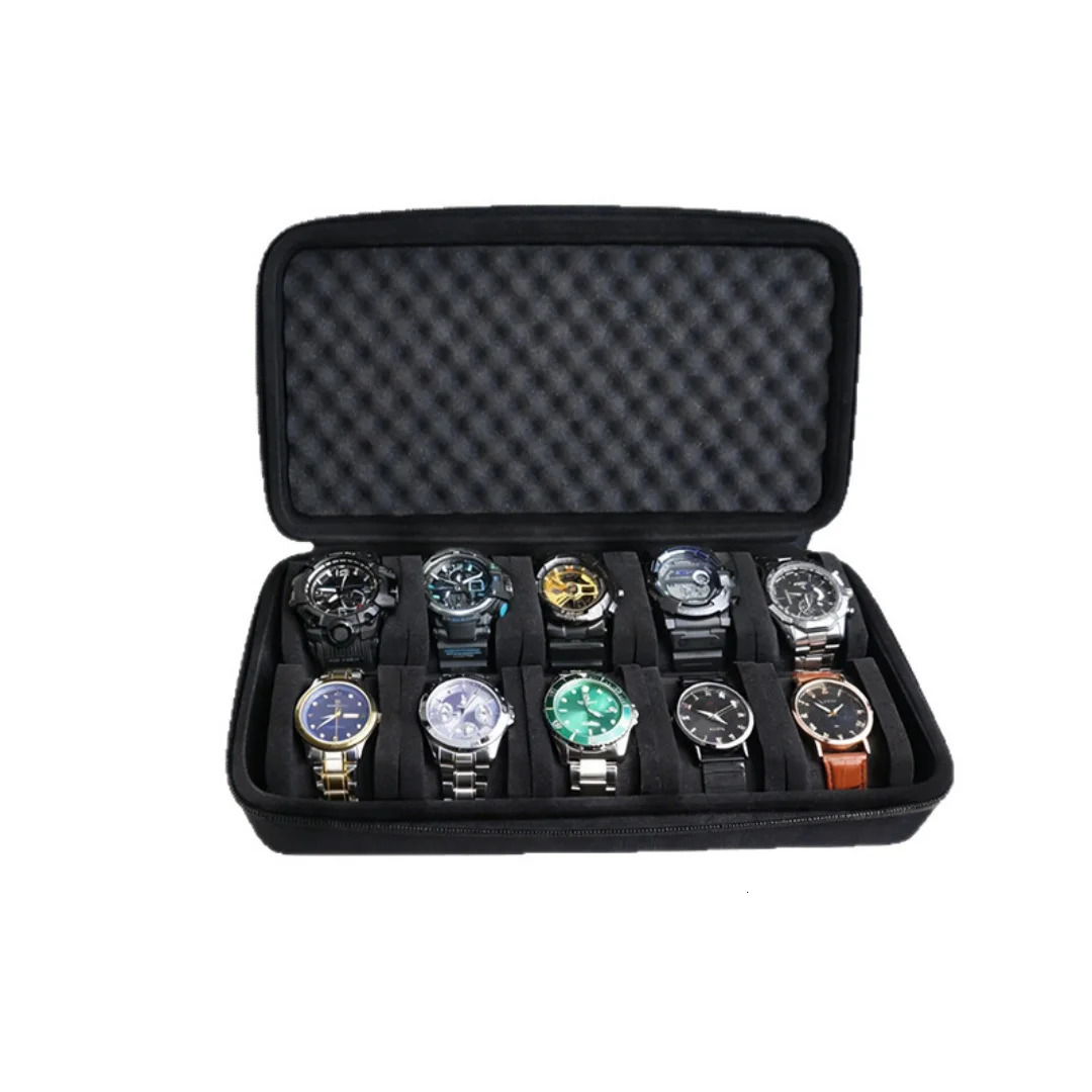 Watch Box Organizer For Men or Women Watch Travel Case Portable Storage Watch Display Holder for Wristwatches 260630