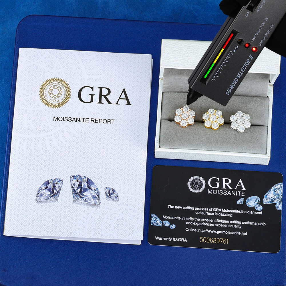 small clover earring four leaf clover earrings luxury jewelry moissanite diamond oorbellen ohrringe luxus boucle doreille luxe bijoux de luxe Stainles