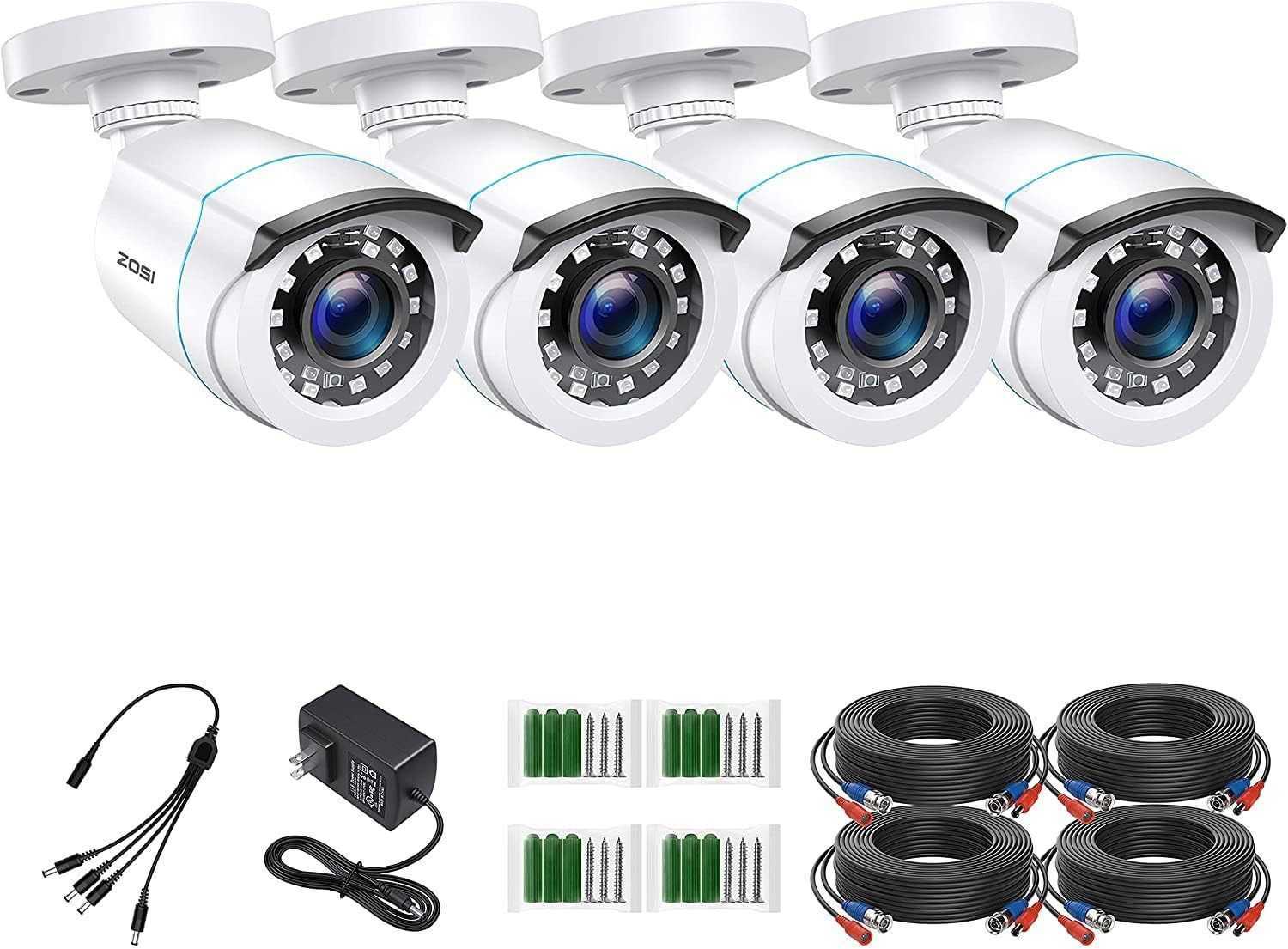 ZOSI ZG3023A Add-on Camera 3MP WiFi Security Camera Outdoor Indoor IP Network Camera Only Compatible with ZOSI NVR RecroderM240806