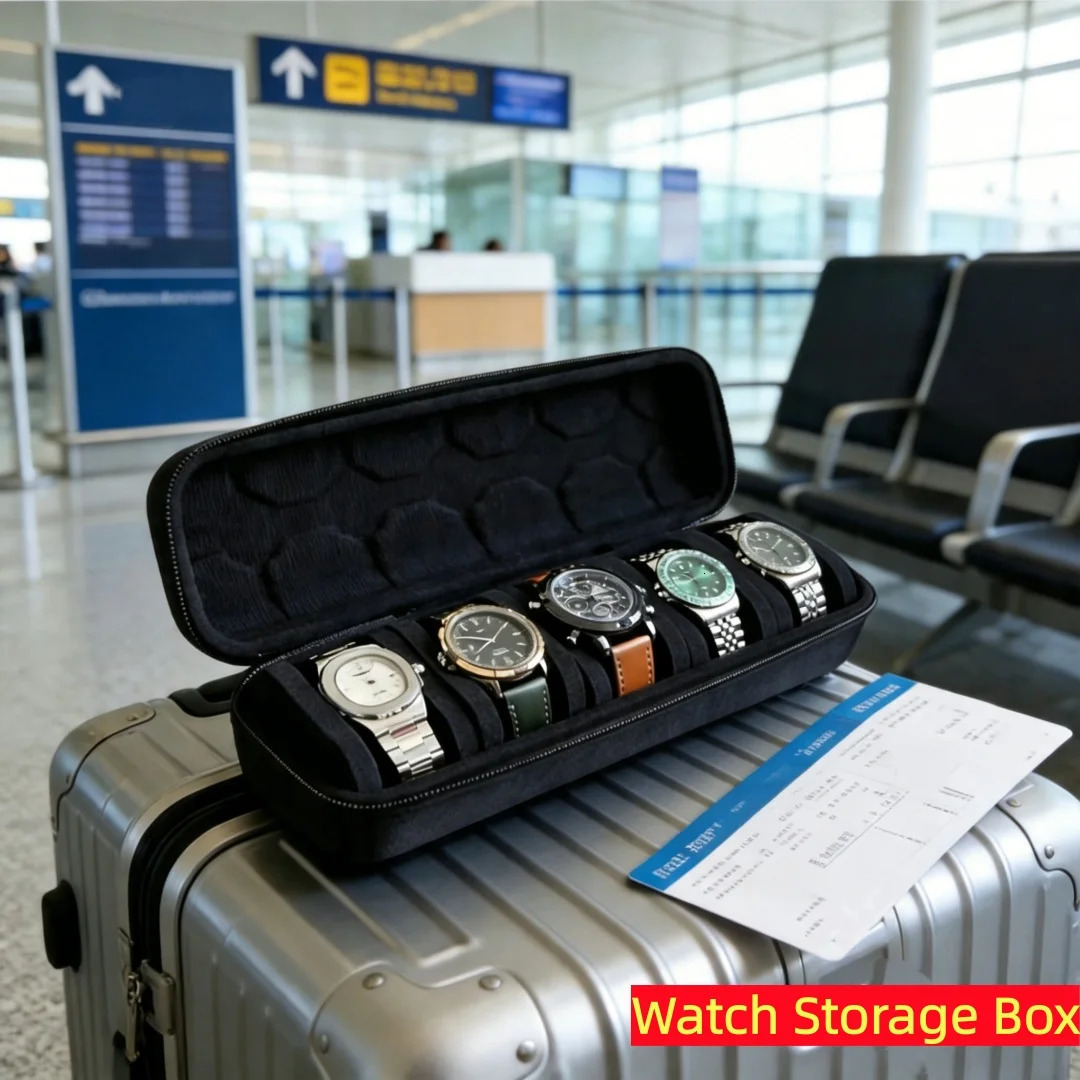 Watch Box Organizer For Men or Women Watch Travel Case Portable Storage Watch Display Holder for Wristwatches 260630 - view 7