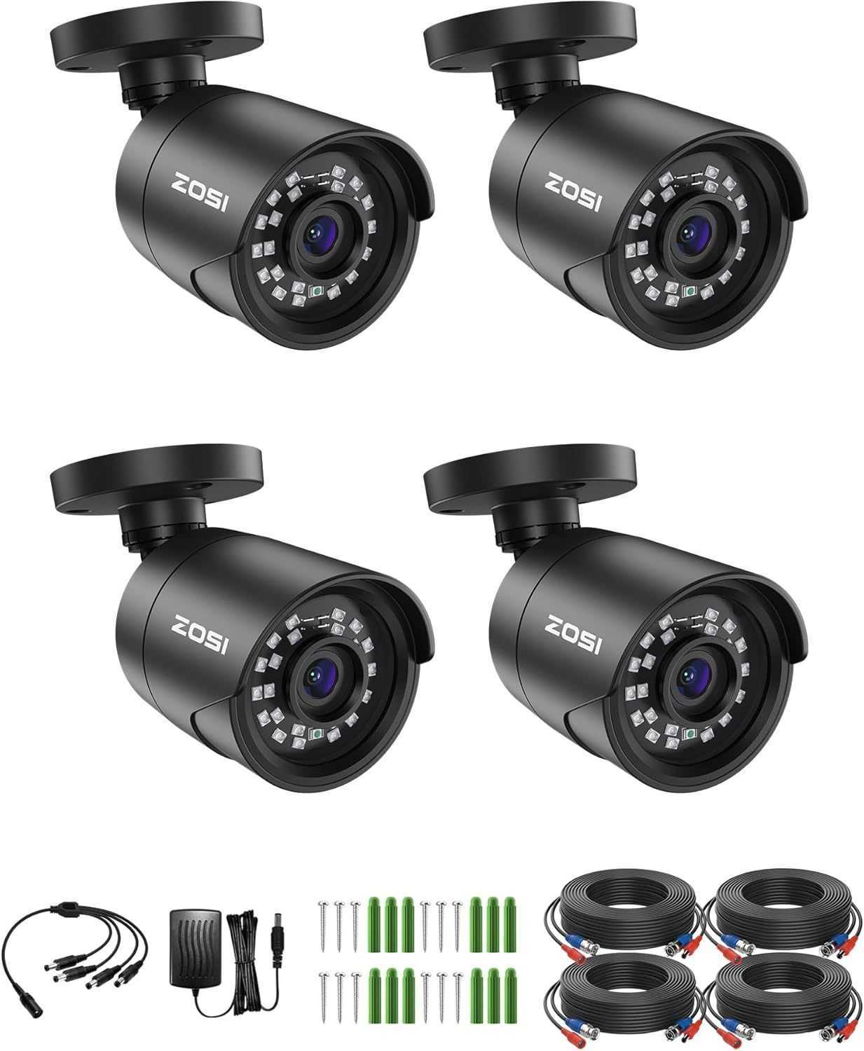 ZOSI ZG3023A Add-on Camera 3MP WiFi Security Camera Outdoor Indoor IP Network Camera Only Compatible with ZOSI NVR RecroderM240806