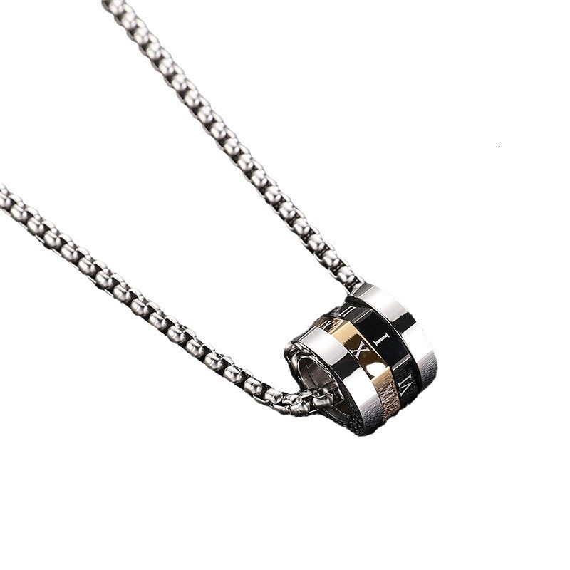Small Waist Necklace for Men Trendy Brand Versatile Steel Pendant Sweater High-end Feel Men's Chain Cool Accessories - view 6