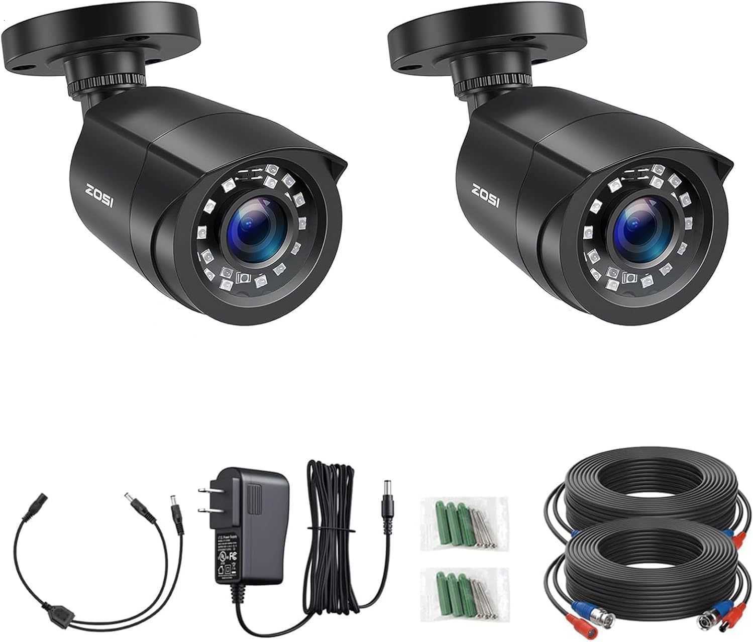 ZOSI ZG3023A Add-on Camera 3MP WiFi Security Camera Outdoor Indoor IP Network Camera Only Compatible with ZOSI NVR RecroderM240806