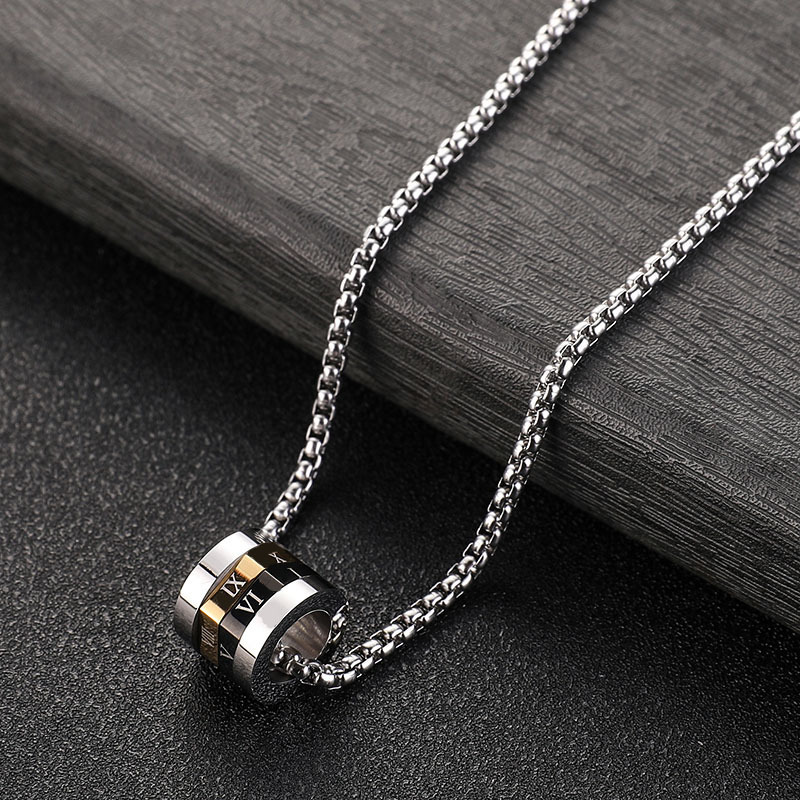 Small Waist Necklace for Men Trendy Brand Versatile Steel Pendant Sweater High-end Feel Men's Chain Cool Accessories - view 4