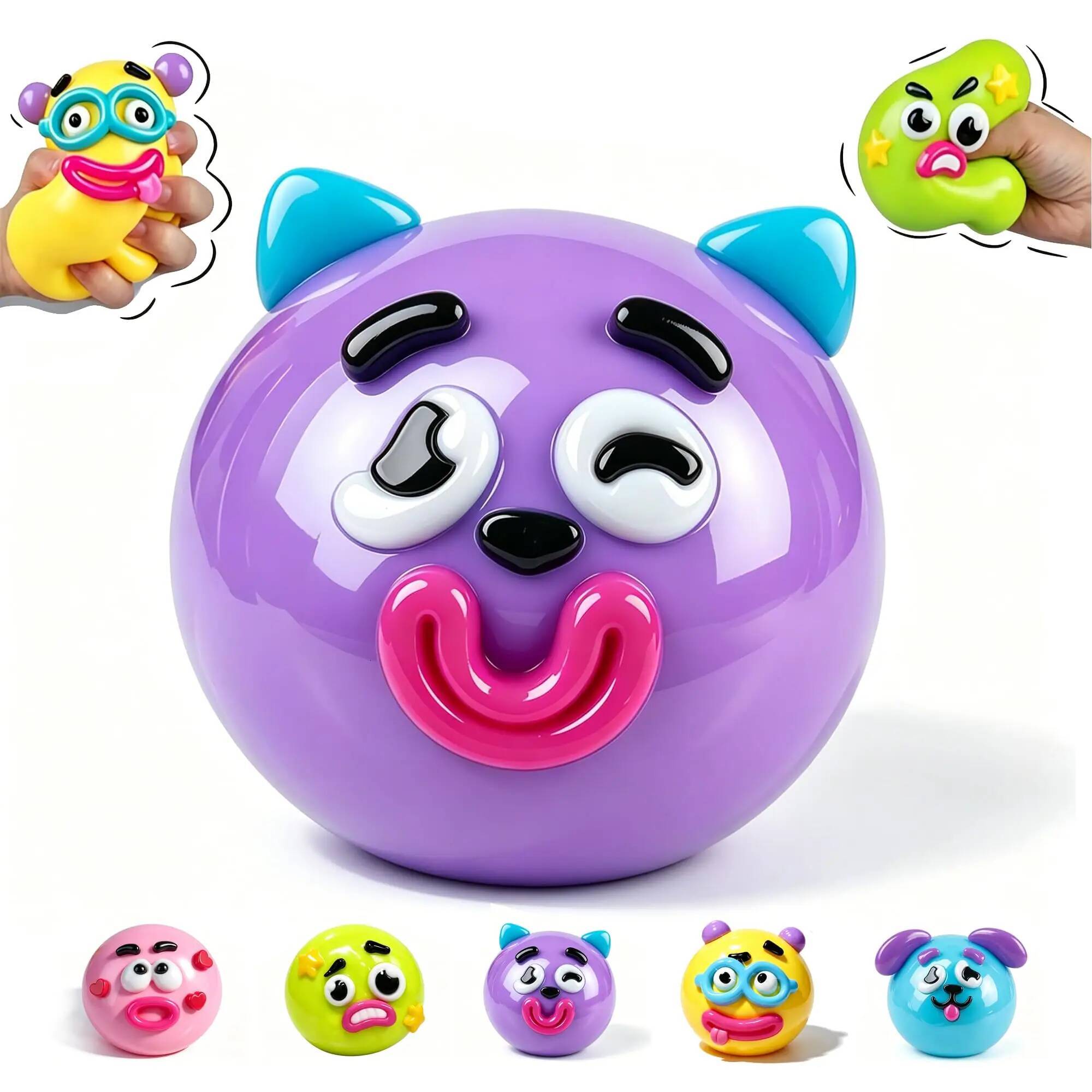 Smushers Dog Face Swap Slow Rising Squishy Sensory Squeeze Toy J260702 - view 4