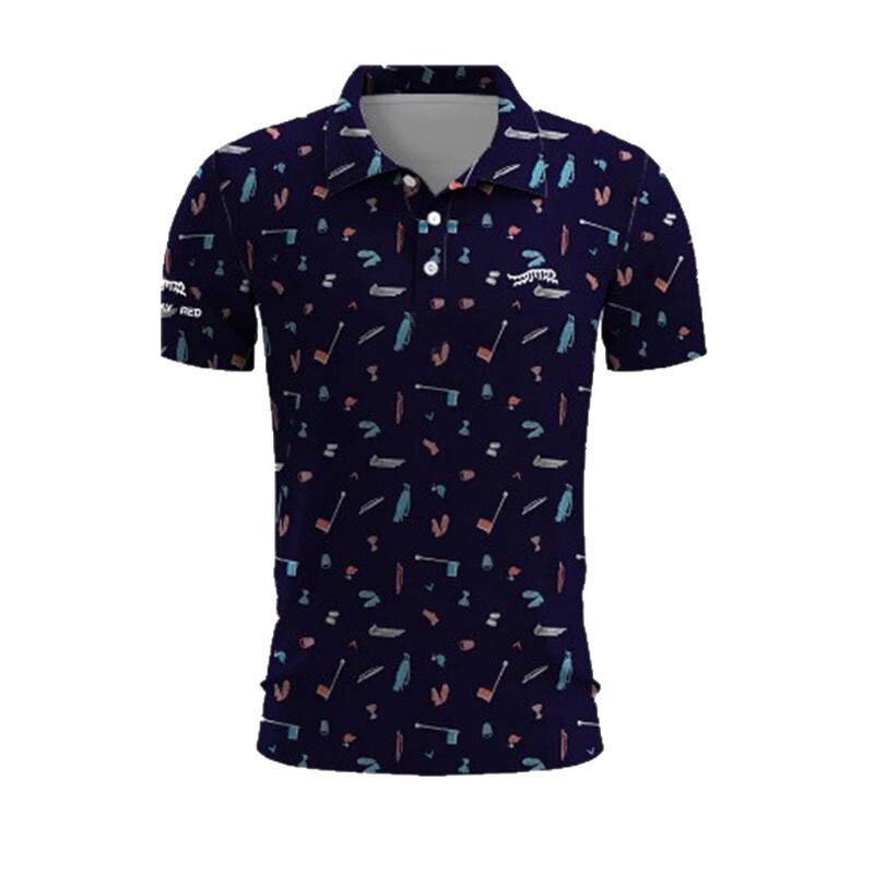 Designer 2026 New Men's Golf High-Performance Sports Polo Summer Short-Sleeve Racing Shirt Quick-Dry Breathable - view 5