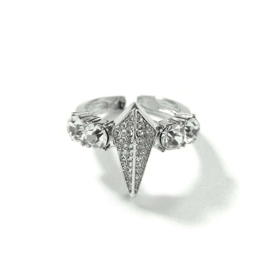 bague luxe diamond designer ring luxury rings jewelry Four leaf clover ring letter design rings christmas gifts jewelry bridal versatile Styles dimond
