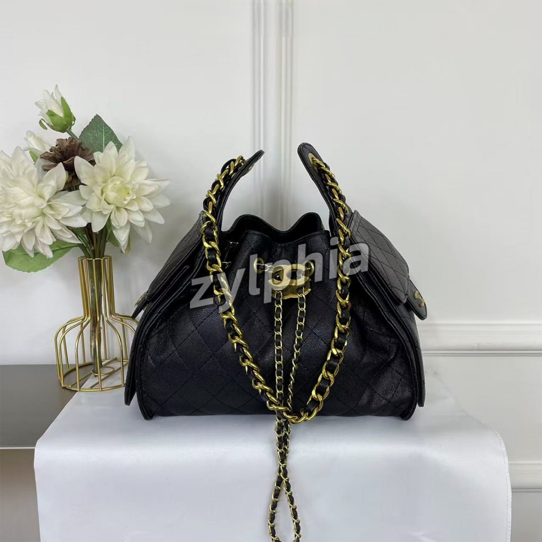 CChanell 25s bag hobo classic designer cc bags for women luxury shoulder bag Women's crossbody bags pattern metal chain doube C letters maxiflap closure women cc bags
