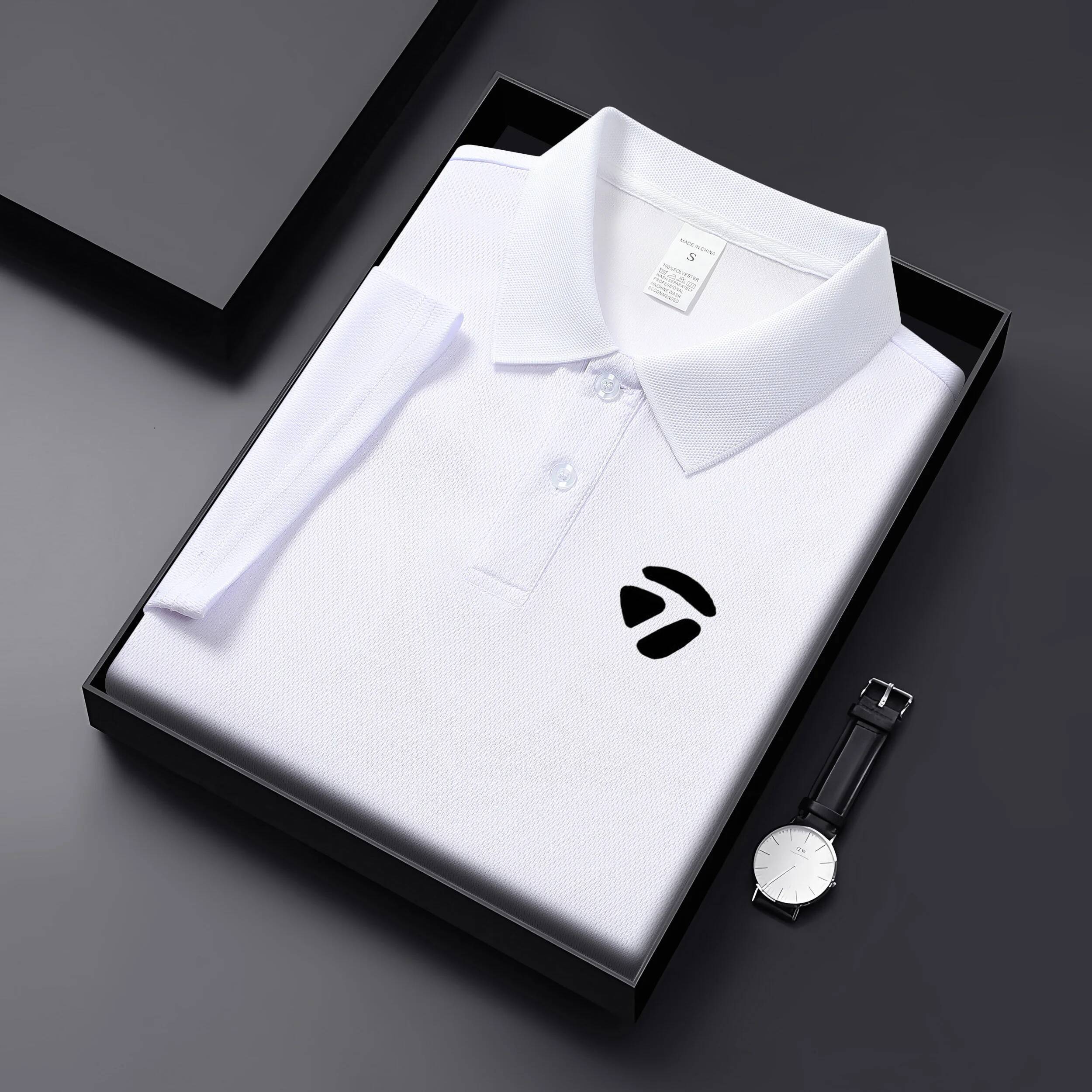 2026 new summer style men's casual T-shirt, quick drying short sleeved golf shirt, high-quality plus size 26Y0703 - view 3