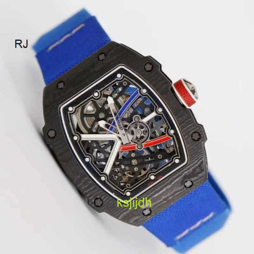 Edizione Limitata 6702 Serie 78 Mm Orologio Da Uomo Super Sottile Personalizzazione In Edizione Limitata Blu Ntpt Fibra Di Carbonio Titanio Quadrant-image