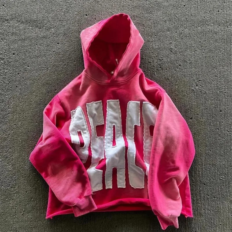 European and American Loose Hooded Sweatshirt for Both Men and Women Trendy Embroidered Letters Street Hip-hop 260714 - view 4