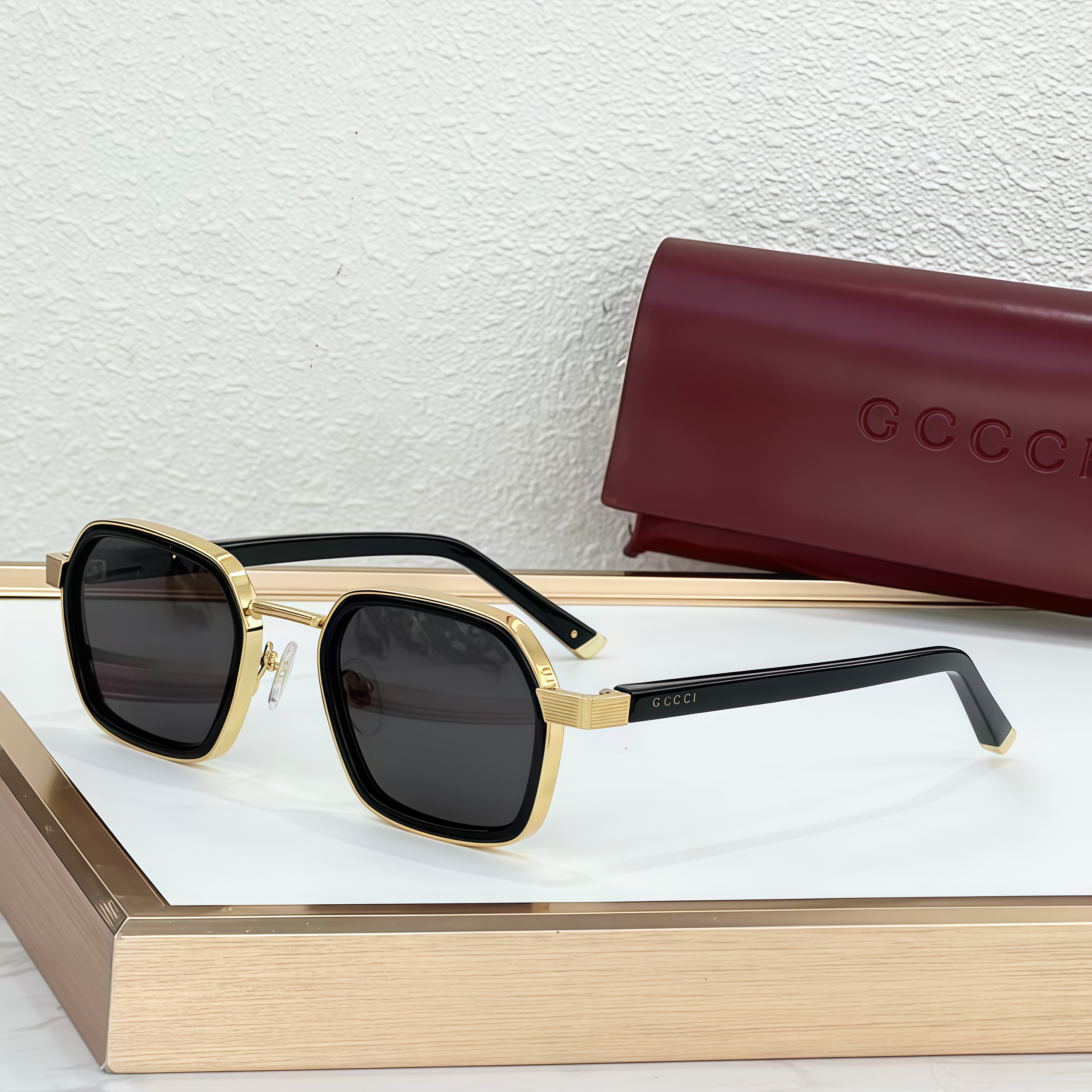 Fashion Luxury Designer Sunglasses Men's and Women's Small Squeezed Frame Oval GG Glasses Premium UV 400 Polarized Sunglasses MODEL:GG 2073S