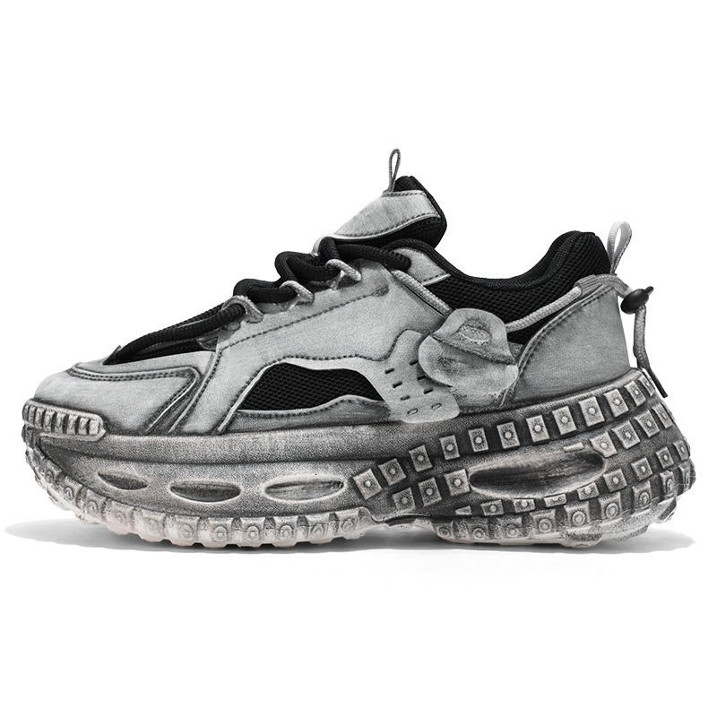 best seller Spring Men s Shoes New Breathable Mesh Youth Sports Shoes Men s Shoes Fashion Multi functional Tire Sole Thick Bottom Dad Shoes Lightweigh - view 6