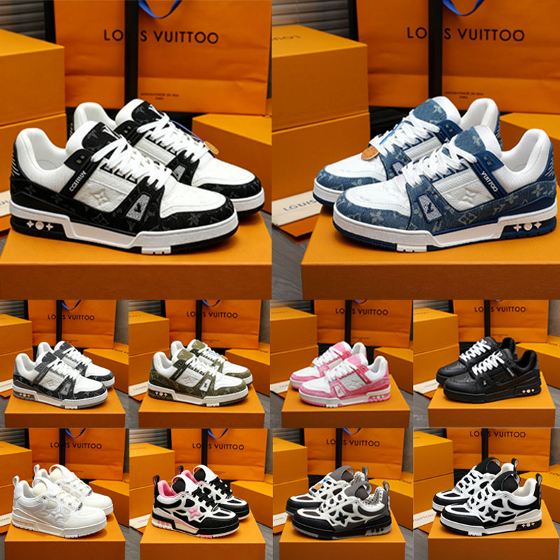 Designer Shoes Casual ShoesLuxurious sneakers made of leather meshand nylon featuring a round toe lace-up design and low-top style available in sizes 5a1