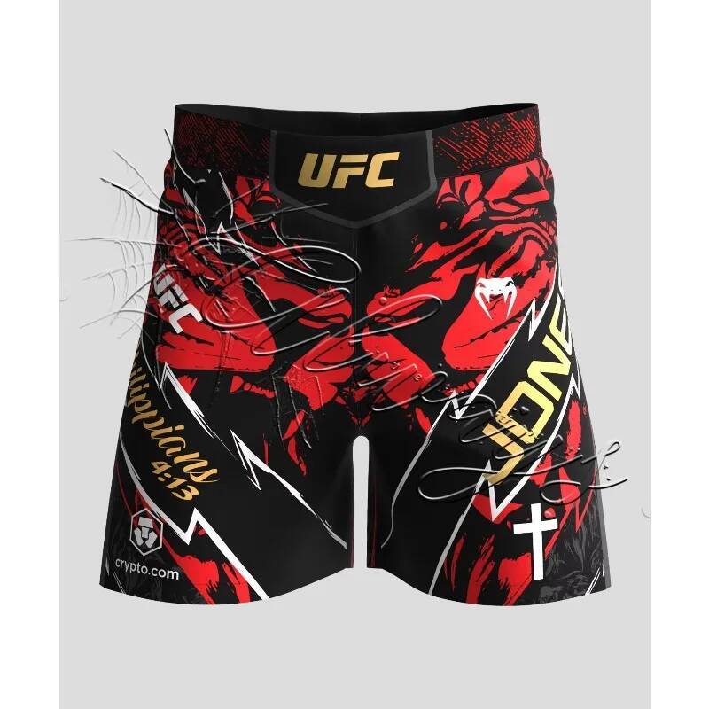 Best-selling UFC MMA Men's Sports Fitness Quick Drying Sanda Wrestling Authentic Octagonal Cage Fighting Shorts W260703