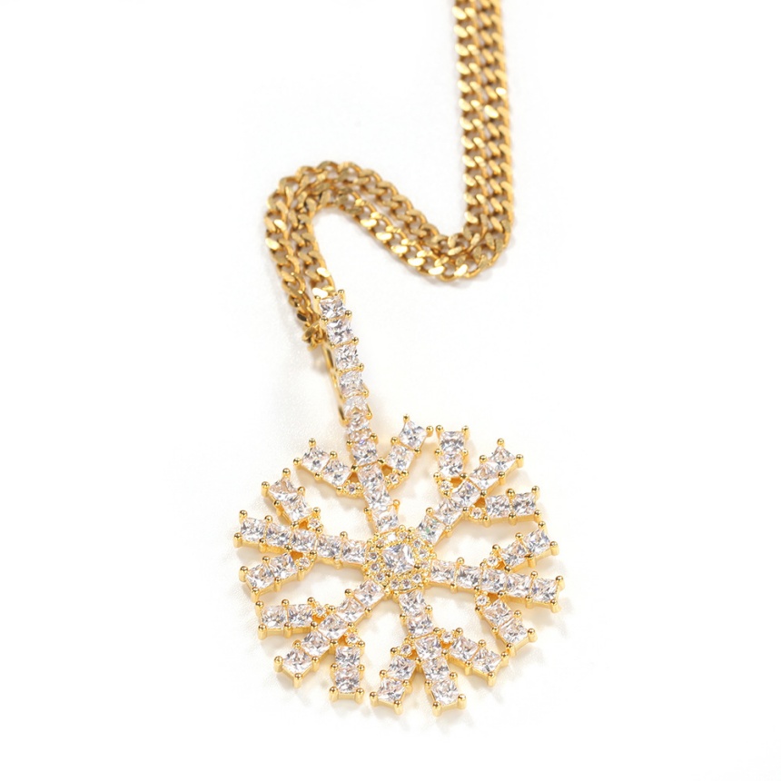 diamond necklace women four leaf clover necklaces moissanite pendant flower necklace iced out chain bijoux jewellery cuban link chains rope chain 925 