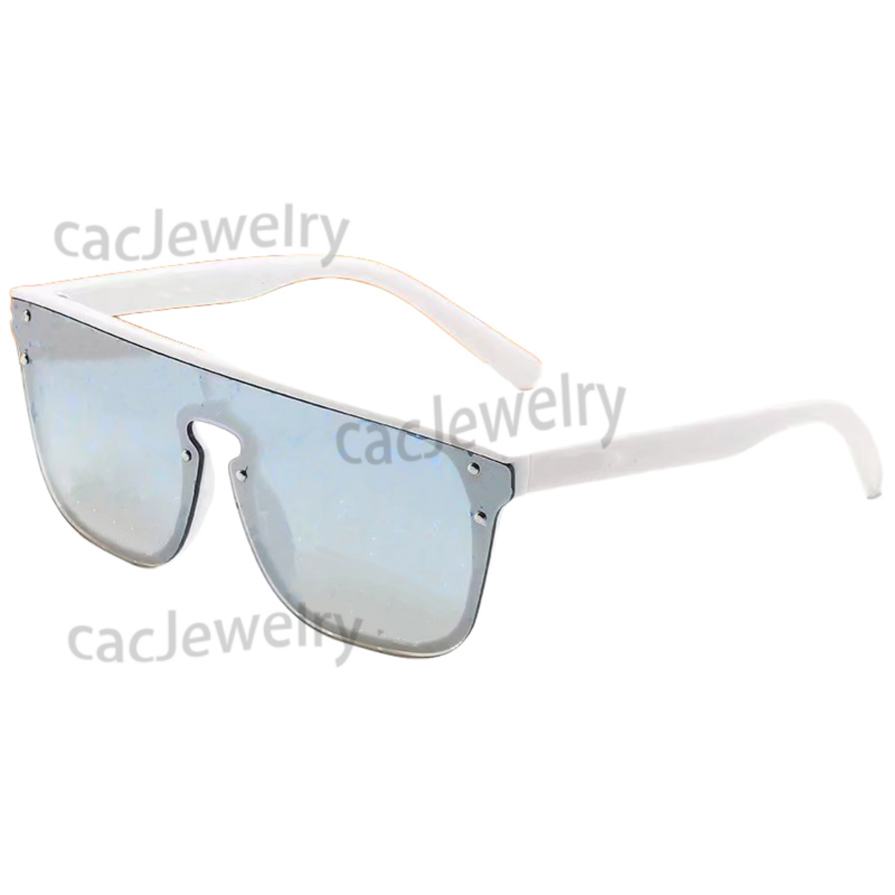 Occhiali Da Sole Di Lusso Firmati L2026 Montature Placcate Oro Con Logo Trifoglio Lettering Monogram Pattern Style Modello Monogramma Classico Vinta-image