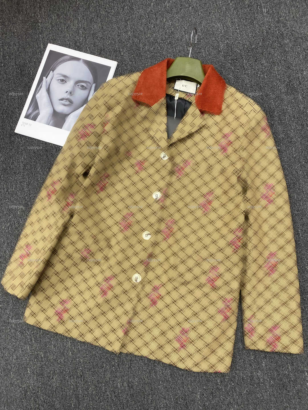 Brand paris suit women designer clothes designer womens suit printed letter pentagonal button jackets fashion women's professional coat A544X11N293