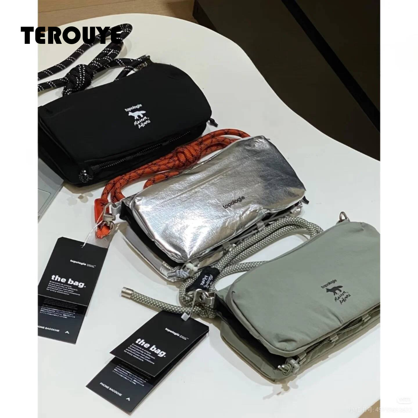 Topologie Waterproof Sports New Lightweight Matching Men's And Women's Single Shoulder Crossbody Bag