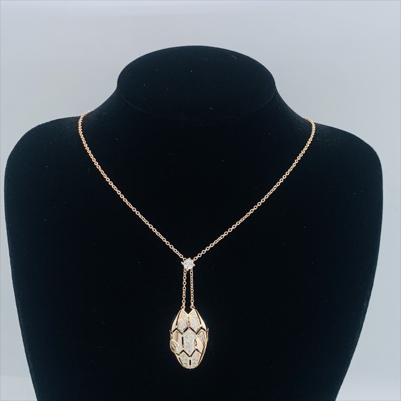 Designer Jewelry Necklace High quality Full diamond Snakehead Necklace Elegant Fashionable and Luxurious Choker Necklace