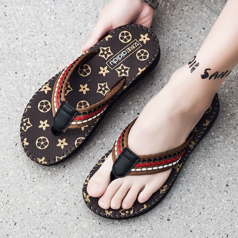 Designer Slides Men Slippers Luxury Flip Flops Summer Sandals Party Fashion Leisure Shock Absorption Work Pool Shoes - view 5