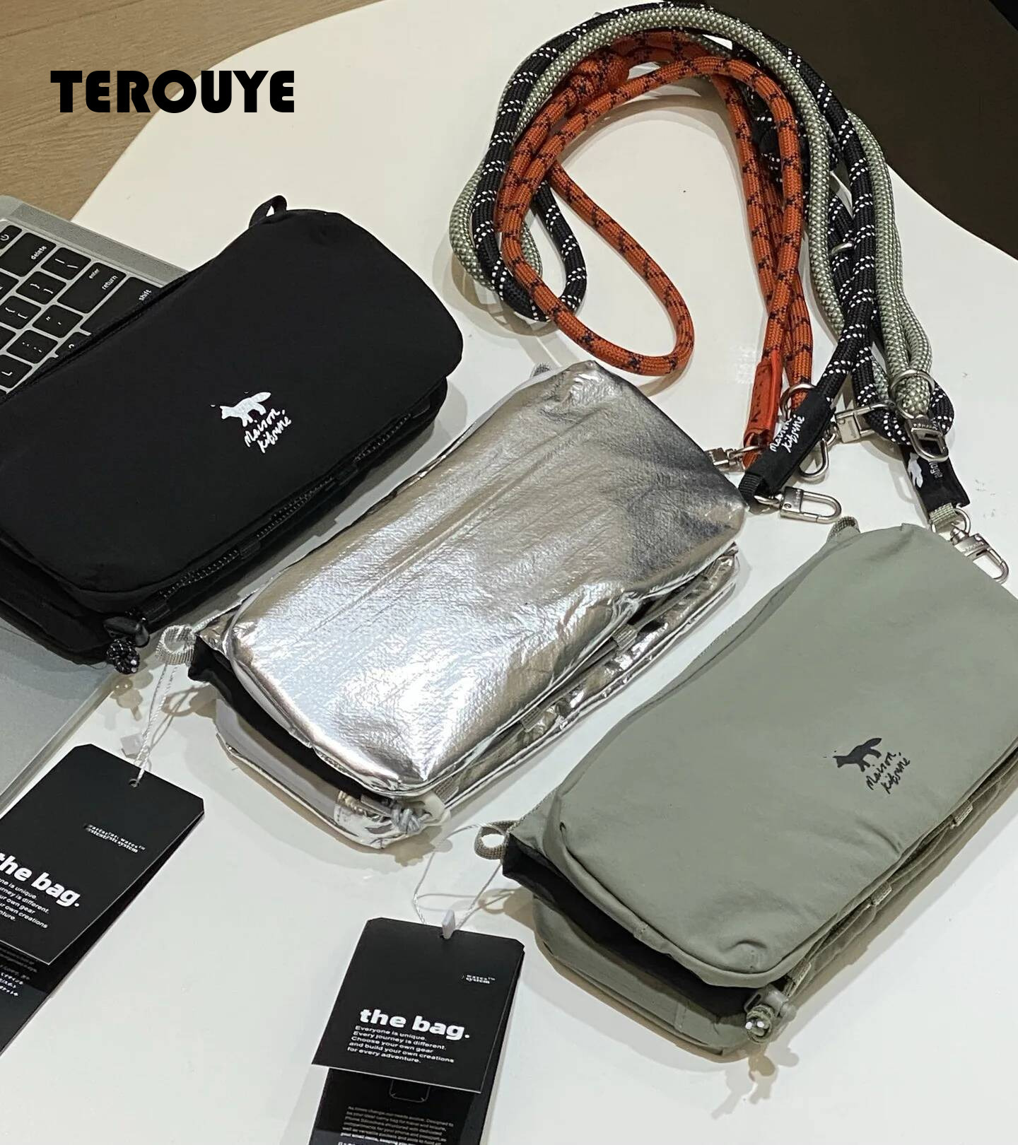 Topologie Waterproof Sports New Lightweight Matching Men's And Women's Single Shoulder Crossbody Bag - view 4