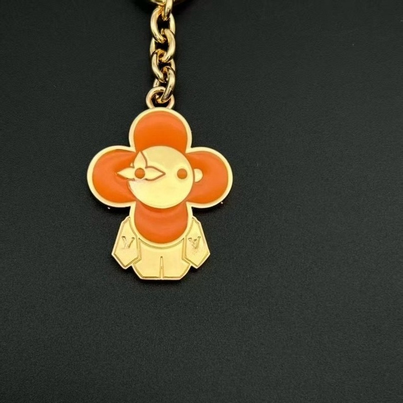 Designer Sunflower Keychain Trendy Lucky Animal Messenger Bag Keychain European/American Alloy Keychain Hanger