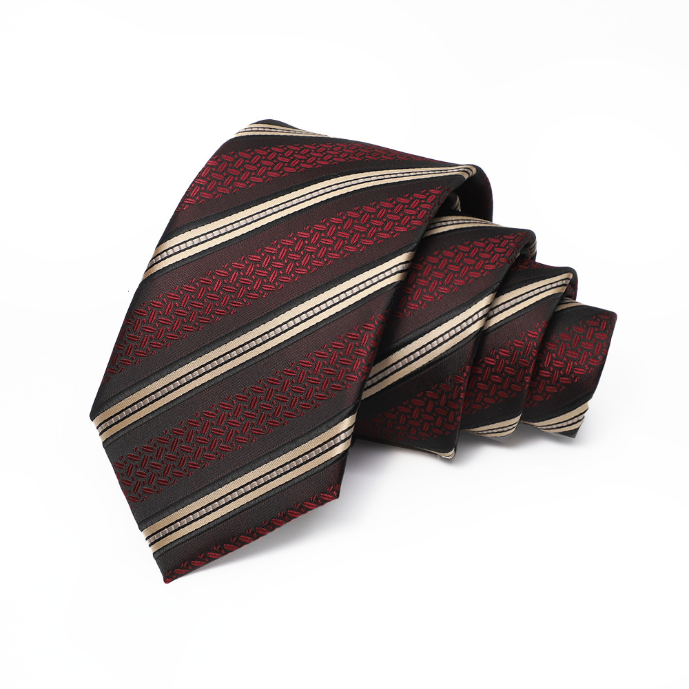 Designer tie New Men s Tie Bestseller Polyester Hand Tied Tie Men s cm Jacquard High End Tie High-Quality Men's Tie - view 5