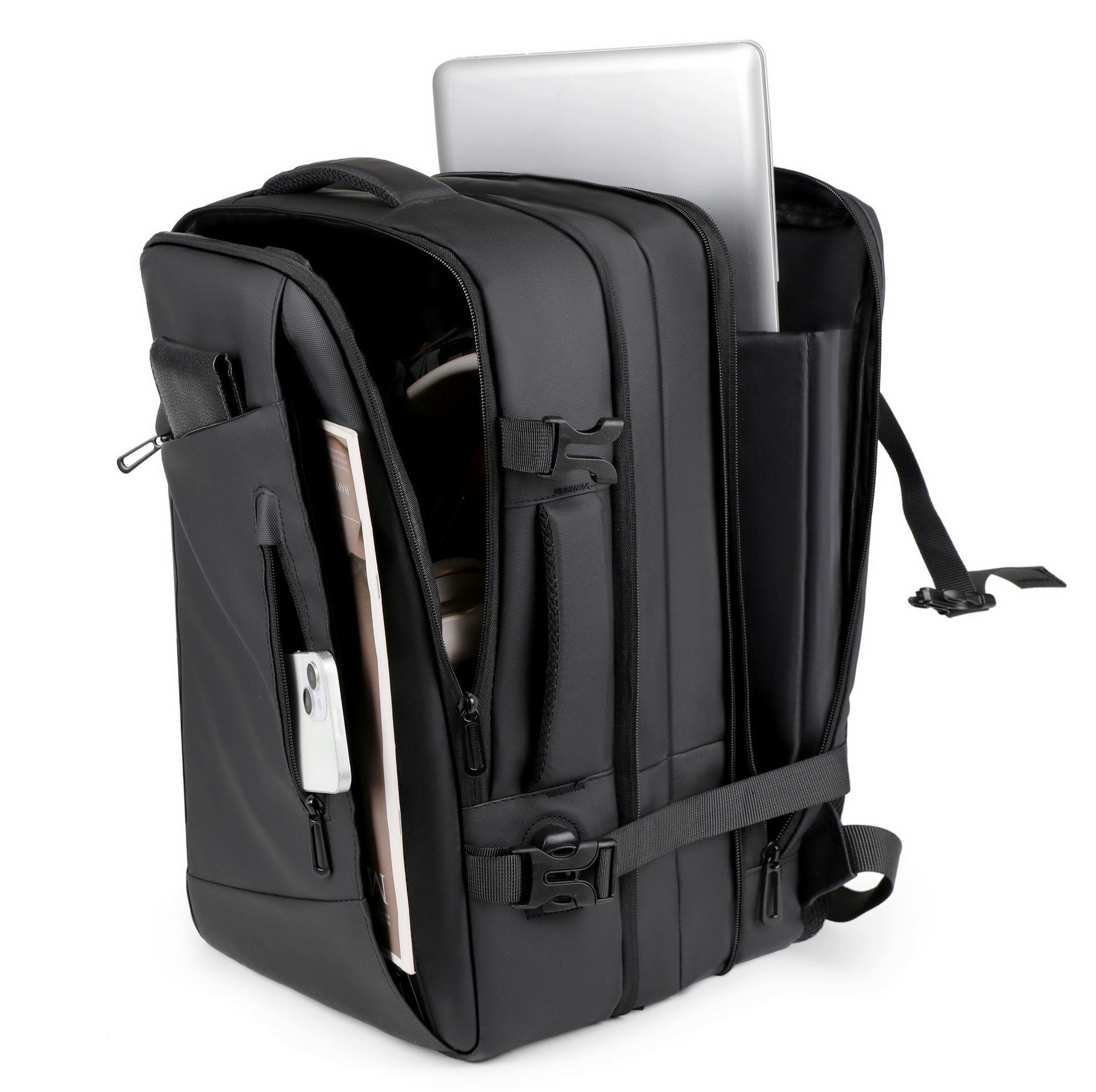 Fashion New Business Backpack Backpack Expandable Travel Laptop Bag Commuter Large Capacity Men s High Quality Luxury Backpack