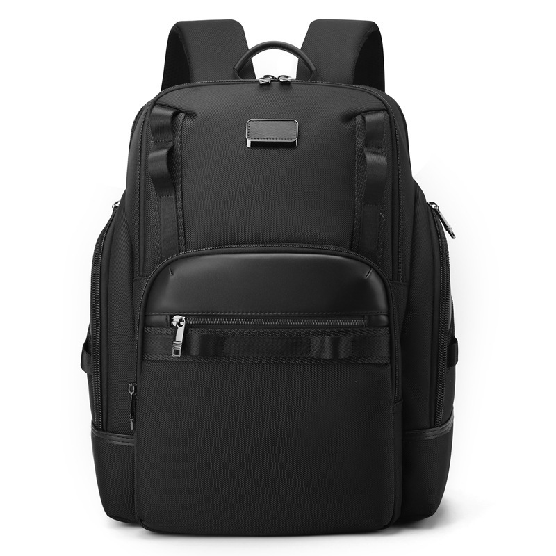 Fashion New Fashion Bag Nylon Men s Multi functional Business Leisure Travel Laptop Backpack with Luggage Design Light Luxury Bestselling Sports Outdo
