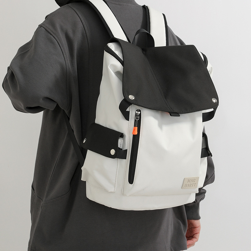 new sports outdoor backpack large capacity trendy backpack vacation leisure business travel backpack new color blocked backpack fashion bag