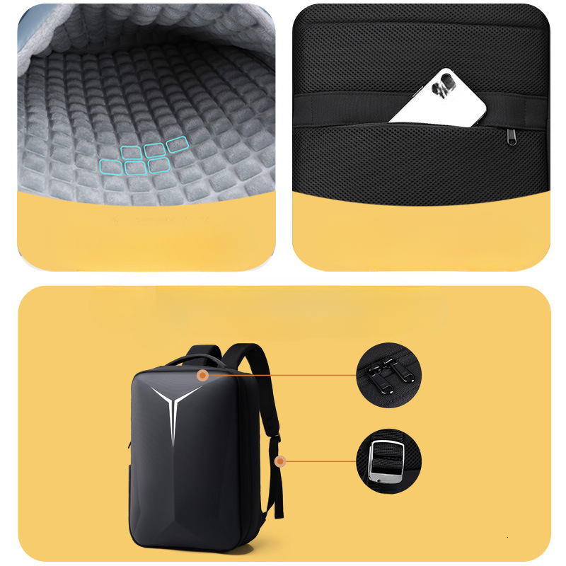 Fashion new luxury business bag wallet card bag fashion bag laptop backpack inch neutral commuting lightweight high end anti fall airbag savior