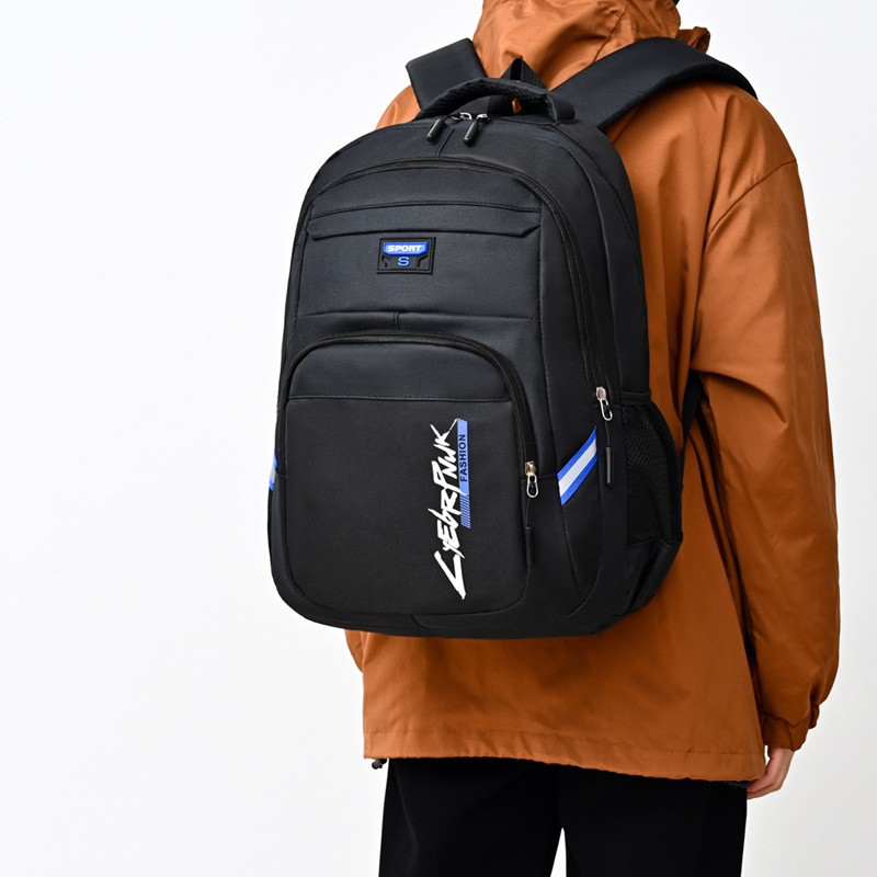 Fashion New Fashion Bag Wallet Card Bag Solid Color Business Backpack New Large Capacity Student Backpack Fashion Simple Outdoor Travel Leisure Backpa
