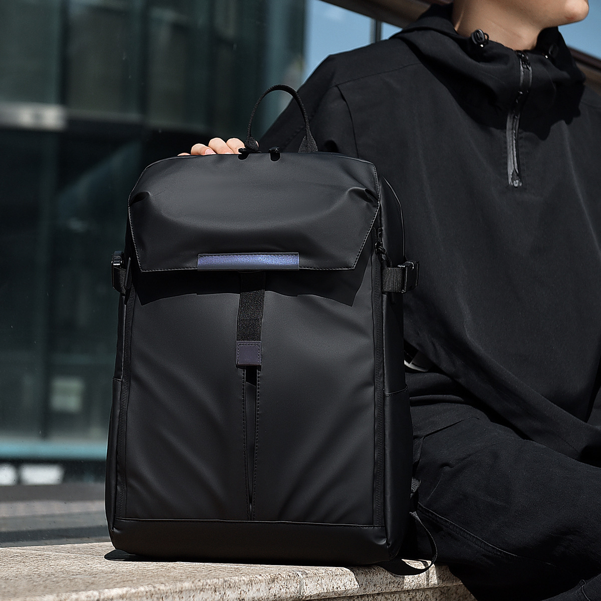 Fashion new sports outdoor bag fashion bag large capacity outdoor leisure backpack laptop bag student backpack multifunctional waterproof leather men 