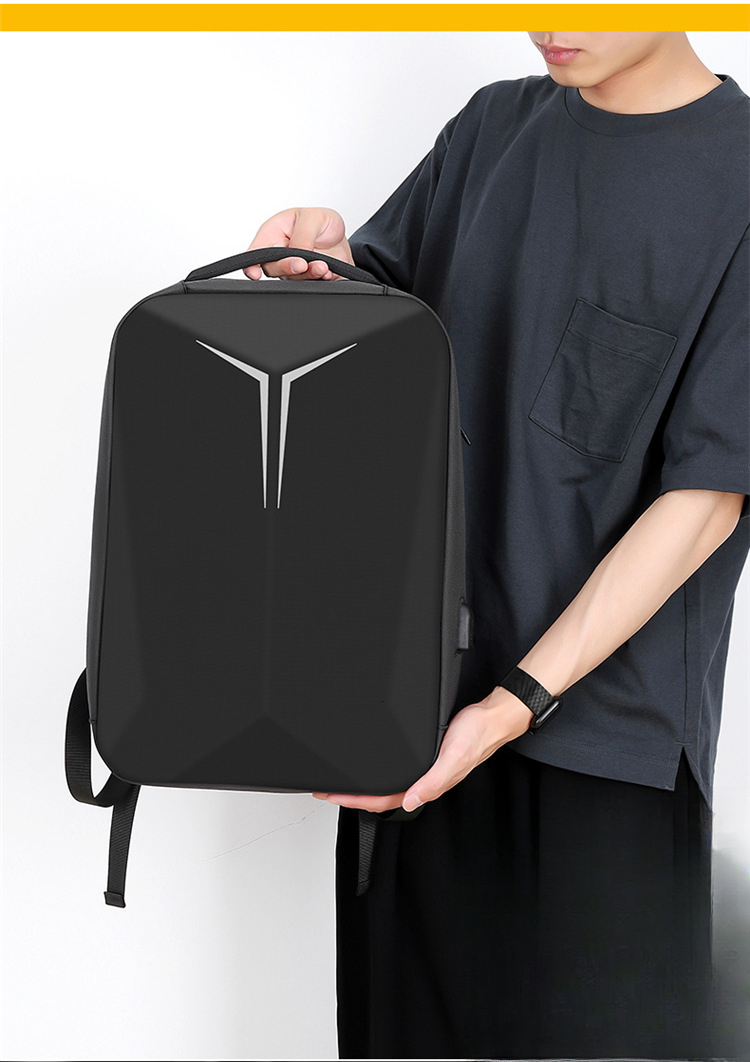 Fashion new sports outdoor bag fashionable laptop bag multifunctional hard shell charging backpack waterproof large capacity leisure business men s ba