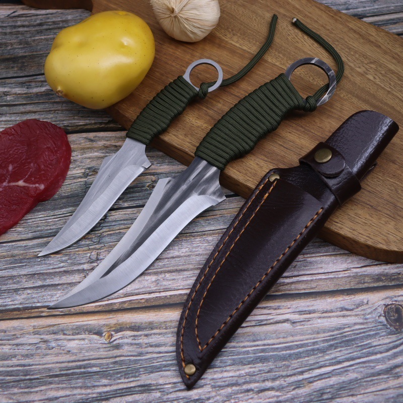 WXCOO Kitchen Knife Hand-Forged Butcher Cleaver BBQ Knife Stainless Steel Boning Knife Fruit Paring Cooking Kitchen Accessories 251231 - view 8
